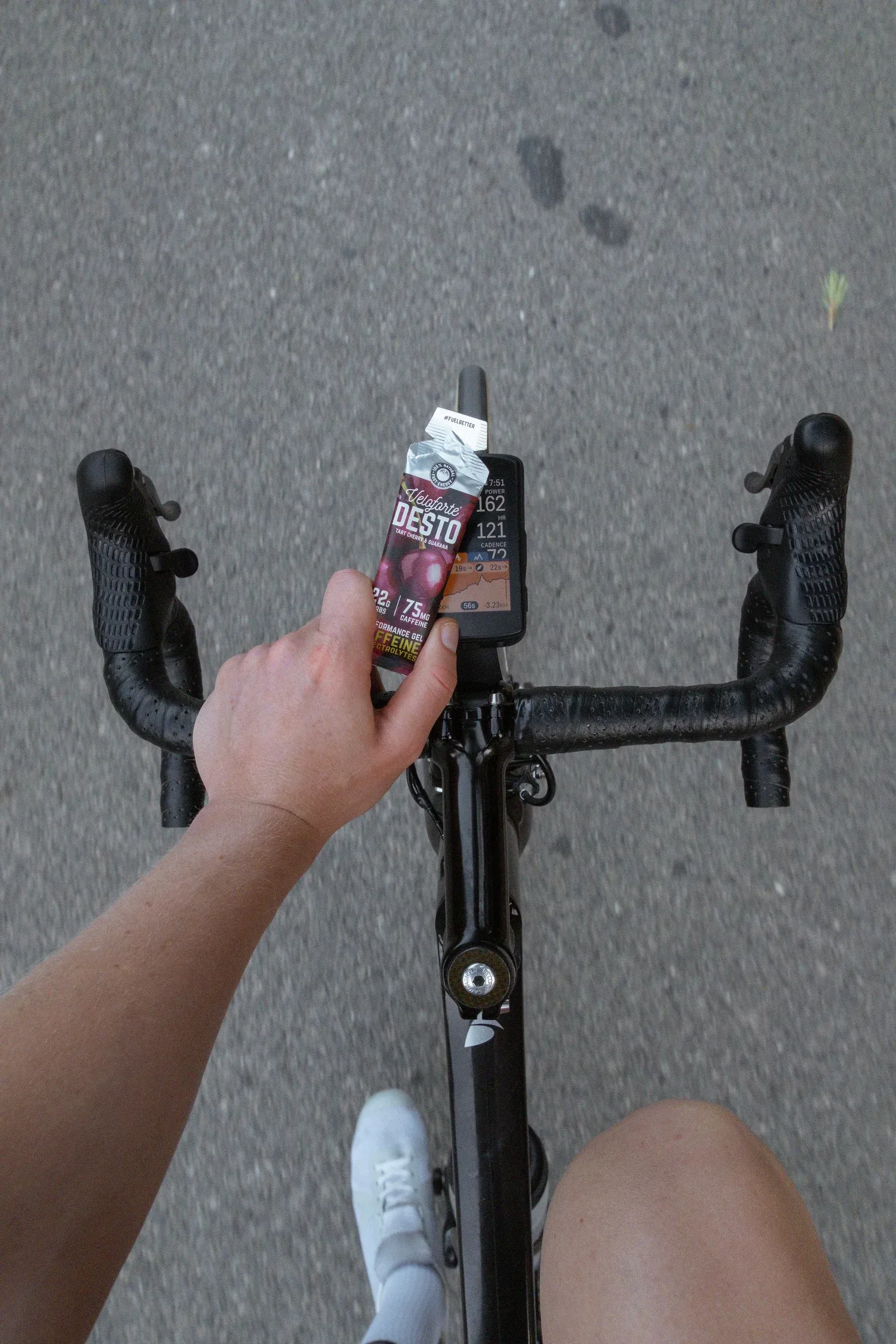 Veloforte Desto caffeine gel for the final push