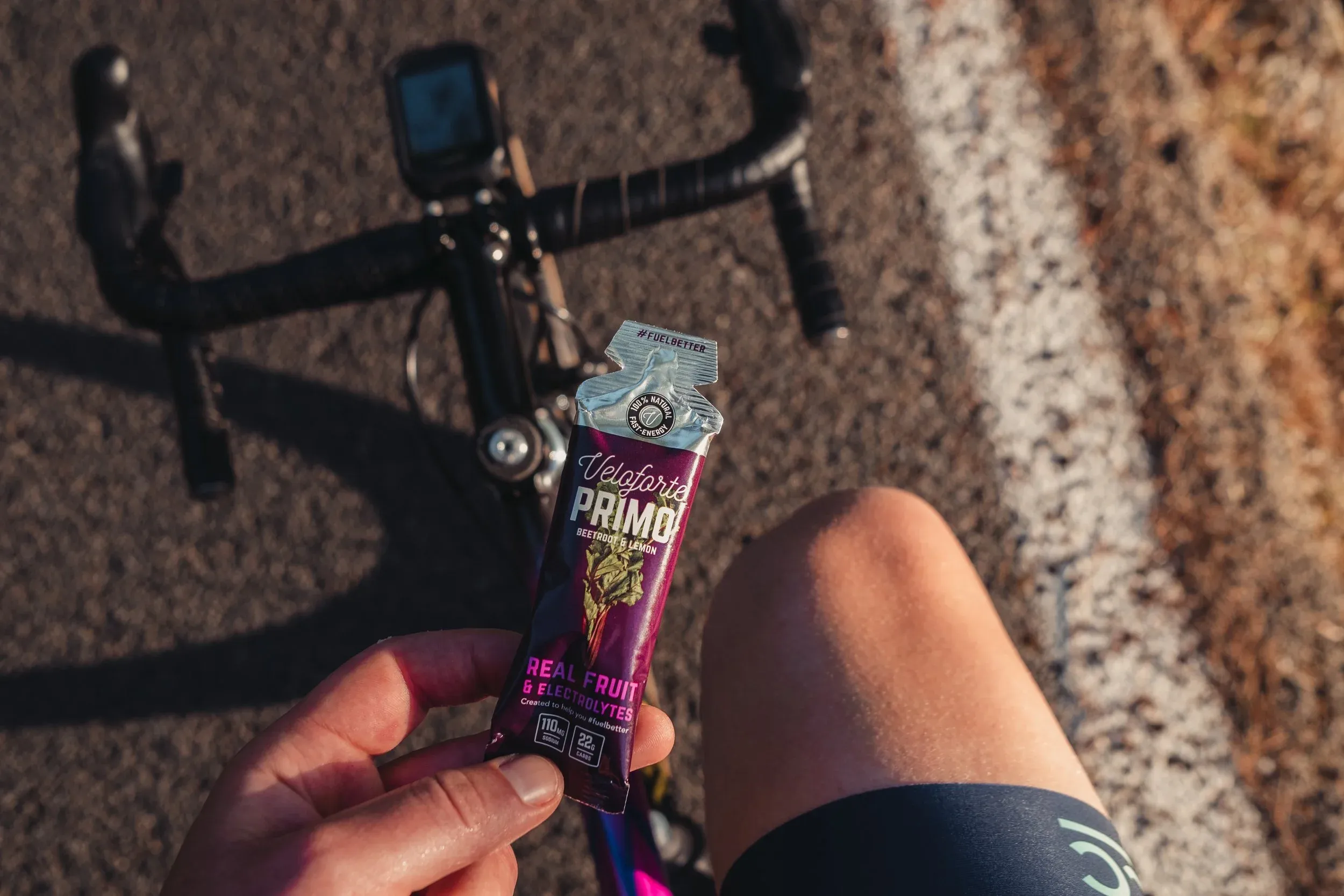 Veloforte Primo Beetroot & Lemon Gel with electrolytes