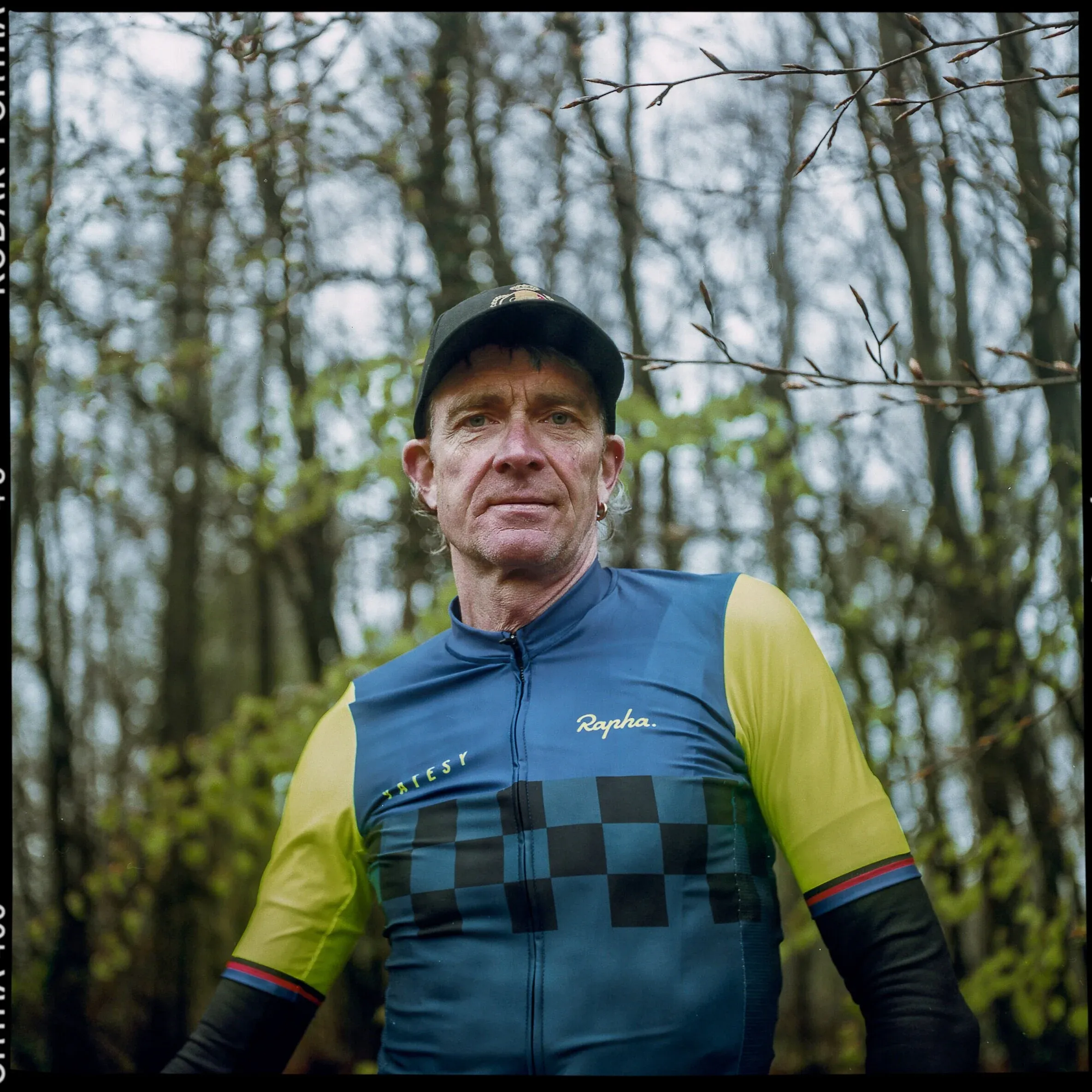 Pre-Sean Yates Classic 2018. I photographed his portrait with my Yashica Mat TLR Camera.