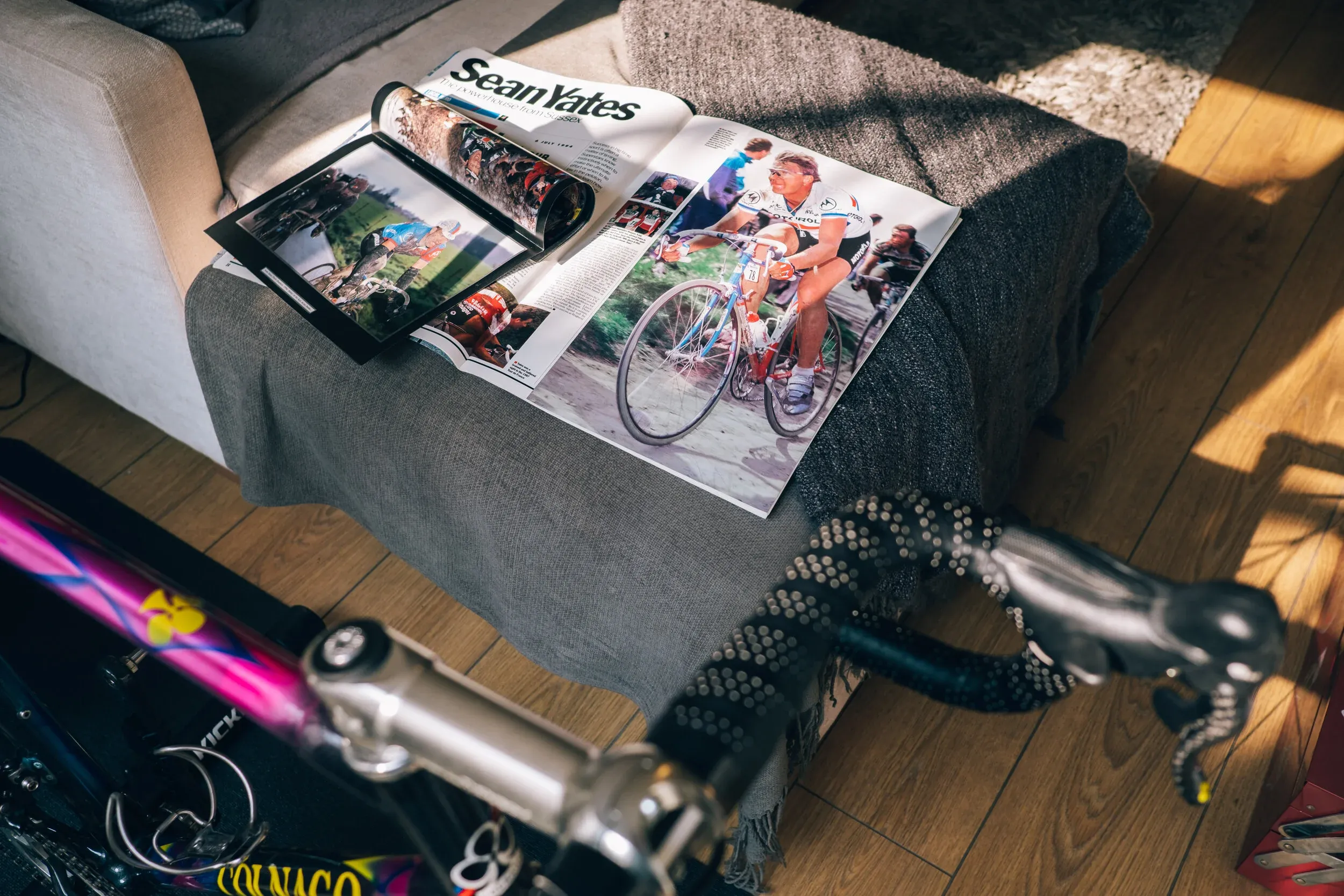 Colnago C40 with Museeuw's '96 Paris Roubaix/World Championship paint job